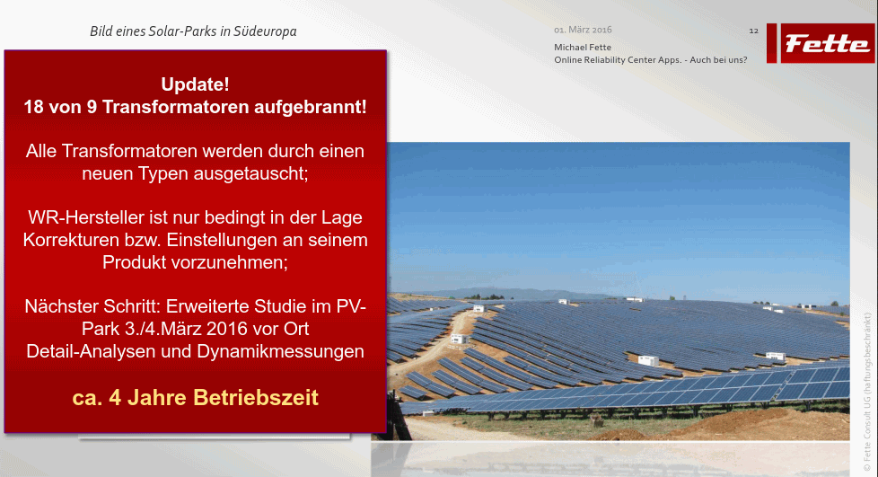 Update Solarpark