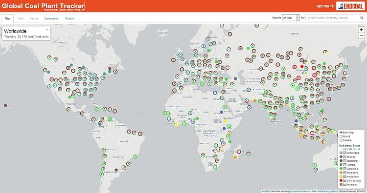 Global Coal Plant Tracker