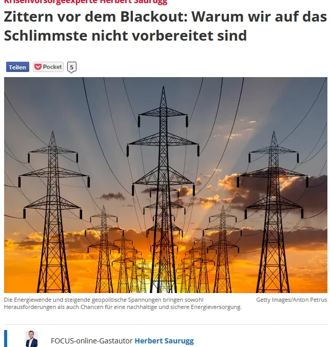 Zittern vor dem Blackout: Warum wir auf das Schlimmste nicht vorbereitet sind